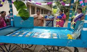 Pooja blessings at Nirmala Technical centre Kodambakkam by Rev. Fr. Xavier Packiam (SDB)