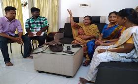 Internship Students along with SHG members visited Labour Welfare officers
