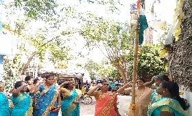 Republic Day and Pongal celebration was conducted by SHG members at Varadharajanpet. 98 women participated in the celebration on 26 - 01 - 2019