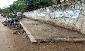 Through the support of Chennai Corporation cleansed pathway