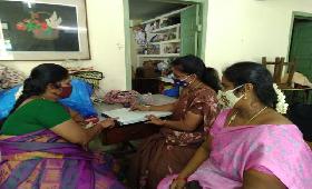 Orientation for New SHG Group Sindhu Gangai on Book Keeping and Records by Mrs. Sasikala - Women Coordinator
