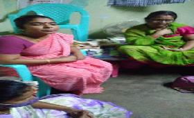 SHG Members along with the Women Coordinator - Independance Day Preparation Meeting