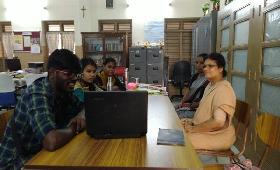 Social Development Coordinator trained internship students (Loyola College & Stella Maris College) on Child Protection Policy and POSCO.
