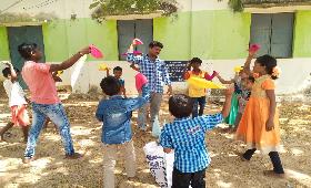 Folk Cluer Training for SESC Children at Katpadi, Vellore