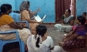 Social Development Coordinator monitoring visit at Trustpuram SHGs 